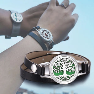 Aroma Diffuser Bracelet Essential Oil Locket Wrap Bracelet