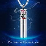 Stainless Steel Aromatherapy Diffuser Necklace for Men