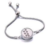 Moon star Aroma diffuser bracelet rhinestone Crystal Bracelet