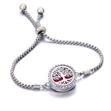 Moon star Aroma diffuser bracelet rhinestone Crystal Bracelet