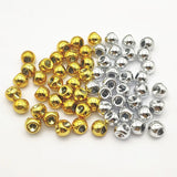 Acrylic UV Edge Hole Beads 100pcs for DIY Jewelry