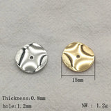 100 Brass Loose Spacers Beads Jewelry Findings