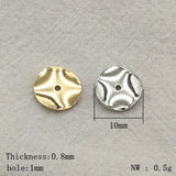 100 Brass Loose Spacers Beads Jewelry Findings