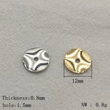 100 Brass Loose Spacers Beads Jewelry Findings