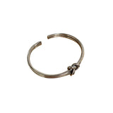925 Sterling Silver Knot Ladies Bangle - Birthday Gift