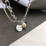 925 Silver Heart Wedding Charm Bracelet Love Jewelry