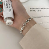 925 Silver Hip Hop Bangle Jewelry Gift For Girlfriend Birthday