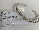925 Silver Hip Hop Bangle Jewelry Gift For Girlfriend Birthday