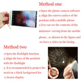 100 Languages Projection Memory Charm Silver Bracelet Jewelry
