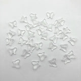 1000pcs Clear Acrylic Butterfly Beads For Jewelry DIY Parts