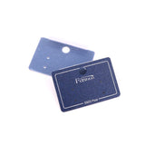 100pcs Plastic Earring Card PVC Jewelry Stand Card Labels Ring Sticker