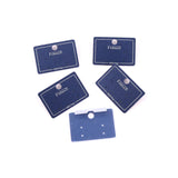 100pcs Plastic Earring Card PVC Jewelry Stand Card Labels Ring Sticker