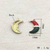 100pcs Christmas Pendants Sock Glove Hat Charm DIY Jewelry Findings
