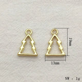 Christmas Santa Claus Boots Bells Charm for DIY Jewelry