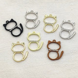100pcs Zinc Alloy Pendant Rhinestone Charm Jewelry Findings