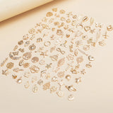 100pcs Mixed Animal Plant Charms for DIY Jewelry Making Accessories
