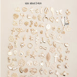 100pcs Mixed Animal Plant Charms for DIY Jewelry Making Accessories