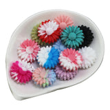 10Pcs 22MM Daisy Silicone Beads Rainbow Glow Baby Toy