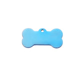 10Pcs Stainless Steel Pet ID Card Pendant DIY Dog Bone Laser Logo Accessory