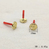 10mm 100pcs Zinc Alloy Round Ear Stud DIY Parts