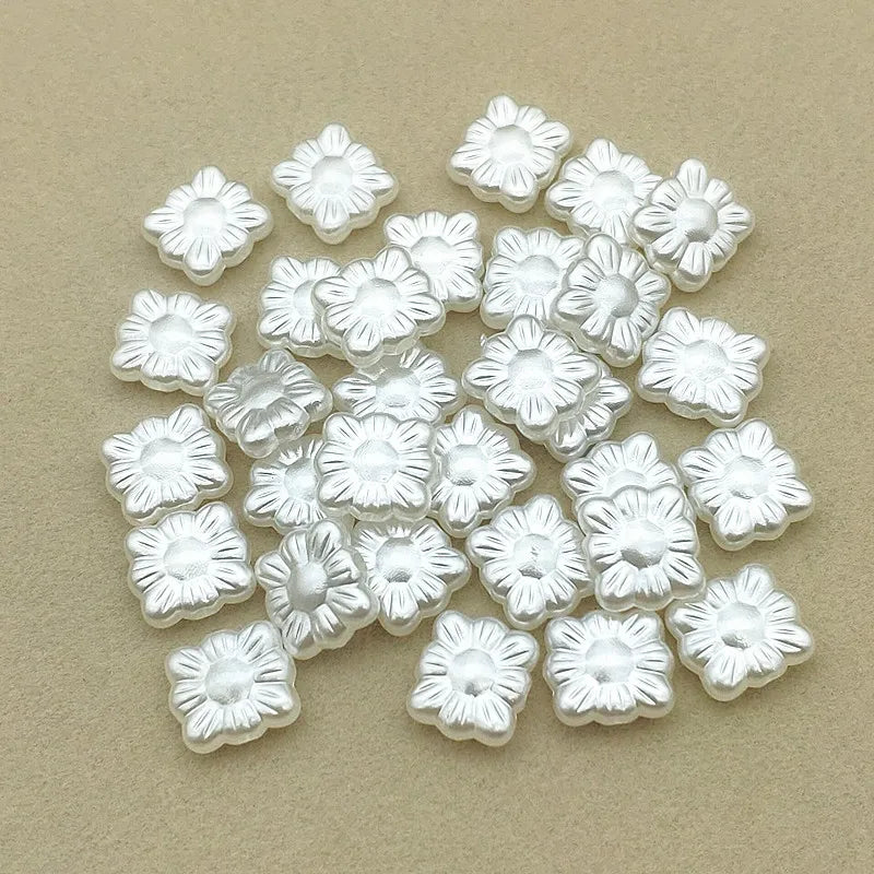 2000pcs Pearls Flower Beads For Necklace/Earrings DIY Parts