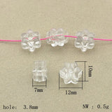Clear Flower Shape Beads DIY Jewelry Findings 950pcs