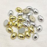 UV Flat Oval Beads 10x14mm 300pcs for DIY Jewelry Making