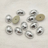 UV Flat Oval Beads 10x14mm 300pcs for DIY Jewelry Making