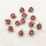 Arrival! 10x8mm CZ Square Charm 50pcs