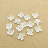 1100pcs Clear Flower Frosted Beads DIY Jewelry Findings