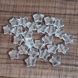 Arrival! 11x11mm 1400pcs Acrylic Clear Star Beads For DIY Jewelry