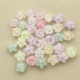 800pcs Clear Crack Star Beads DIY Jewelry Findings