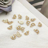100pcs Arrival! 11x8mm Cubic Zirconia Charm Jewelry DIY Parts