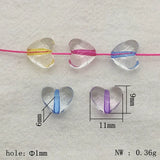 Clear Mix Heart Beads 1200pcs For Jewelry DIY
