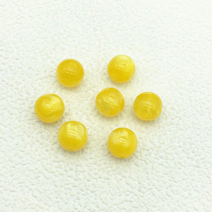 12/15mm Resin Marble Effect Round Beads for Jewelry DIY - 10pcs