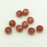 12/15mm Resin Marble Effect Round Beads for Jewelry DIY - 10pcs