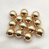 Arrival! 12mm 100pcs Brass Beads For DIY Jewelry Making
