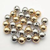 Arrival! 12mm 100pcs Brass Beads For DIY Jewelry Making