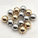Arrival! 12mm 100pcs Brass Beads For DIY Jewelry Making