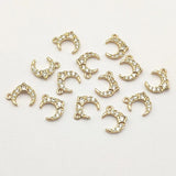 50pcs Cubic Zirconia Charm for Necklace Earring DIY Parts