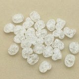 800pcs Clear Crack Heart Beads HandMade Jewelry Necklace DIY parts