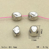 400pcs CCB Irregular Twist Beads For Necklace/Earrings DIY Parts