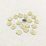 Arrival! 12x11mm 50pcs 18K Heart Charm for Earring DIY