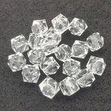 Clear Faceted Cube Beads 420pcs DIY Jewelry Findings 12x13mm