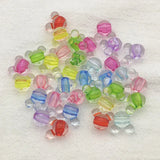 800pcs Clear Mix Cat Head Beads For Jewelry DIY