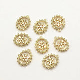 Arrival! 12x14mm 50pcs Snowflake Charms Earring DIY Jewelry Findings