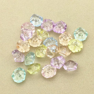 1000pcs Clear Abacus Interval Beads For DIY Jewelry - 12x7mm