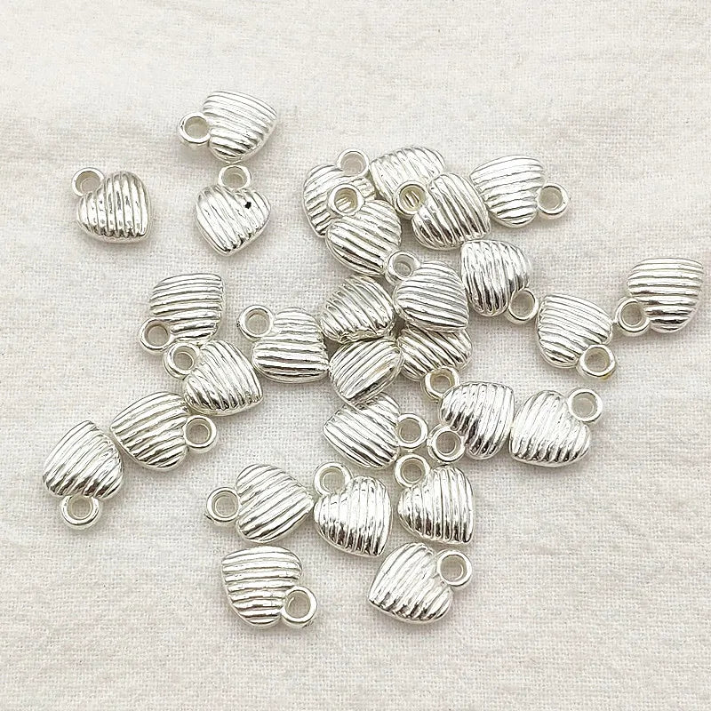 Heart Shape Beads for DIY Jewelry Making, 1000pcs