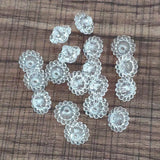 Arrival! 12x9mm 1300pcs Clear Abacus Beads Jewelry DIY Parts