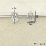 Clear Acrylic Stripe Drop Beads 880pcs for DIY Jewelry Making